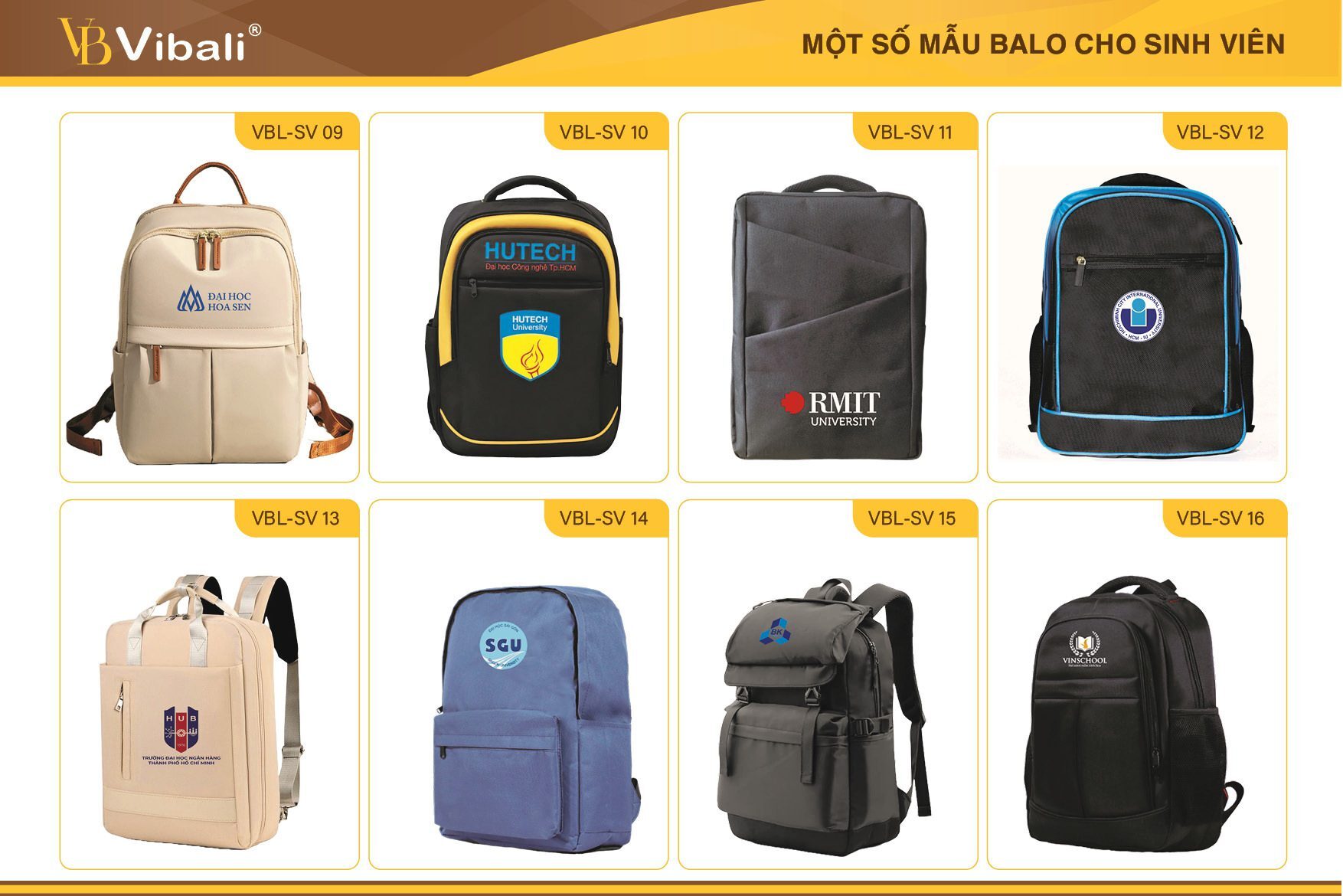 Xưởng May Balo Túi Xách Giá Rẻ - Chất Lượng Hồ Chí Minh balo in logo quà tặng cho sinh viên