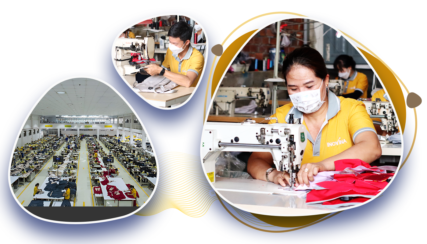 XƯỞNG MAY BALO, TÚI XÁCH VIBALI xuong may balo tui xach vibali 2