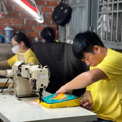 XƯỞNG MAY BALO, TÚI XÁCH VIBALI xưởng may balo gia công hcm