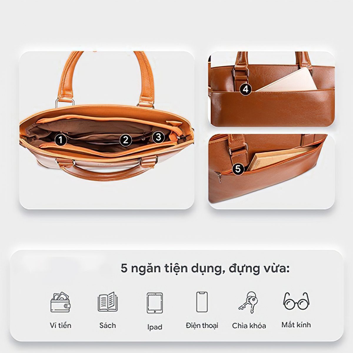 Cặp Da Nam VBCD005 Cặp Da Nam VBCD005