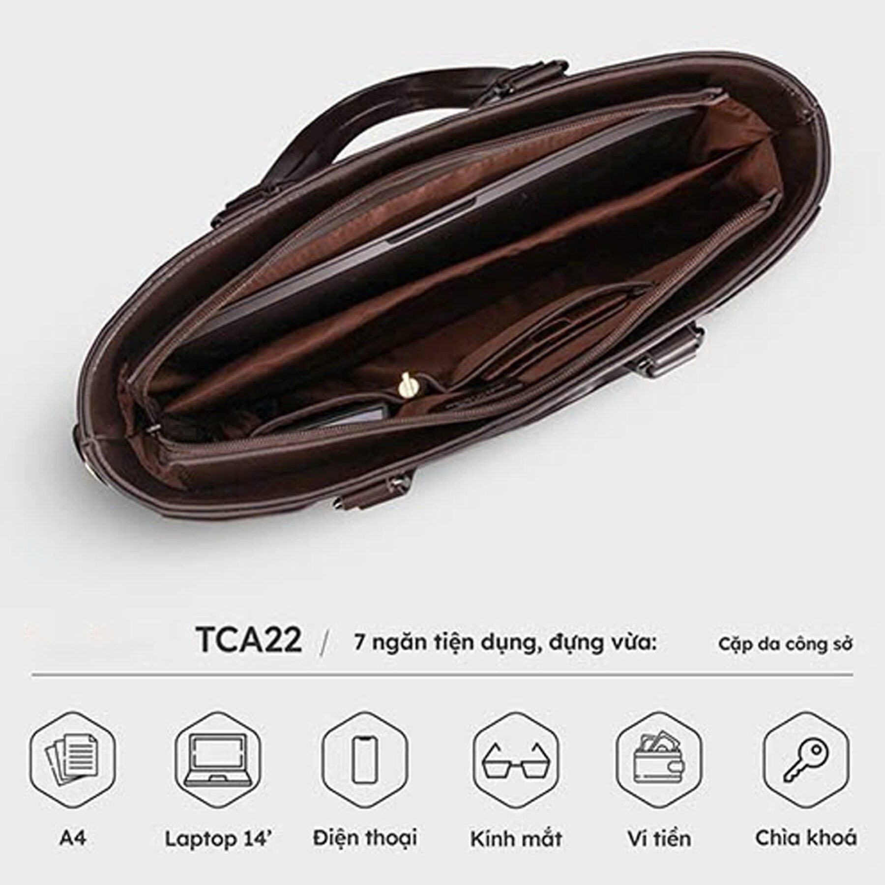 Cặp da Nam-VBCD009 Cặp da Nam-VBCD009