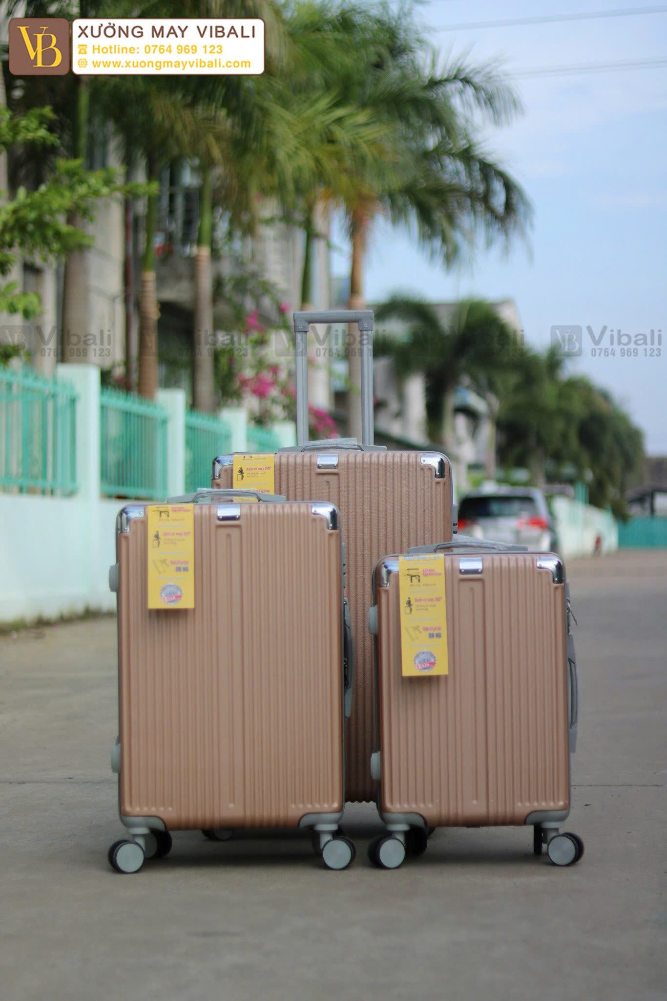 Các loại kích thước vali thông dụng nhất