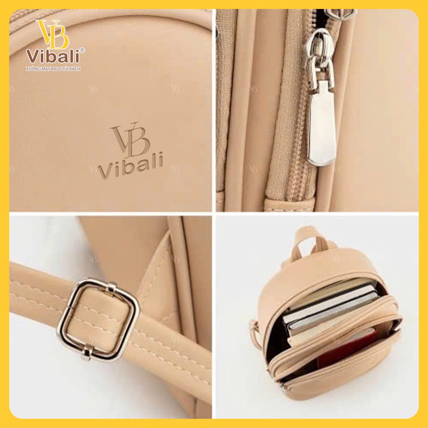 Balo nữ Quà tặng Công Đoàn Viên VB-01060525 Balo nu Qua tang Cong Doan Vien VB 01060525 2