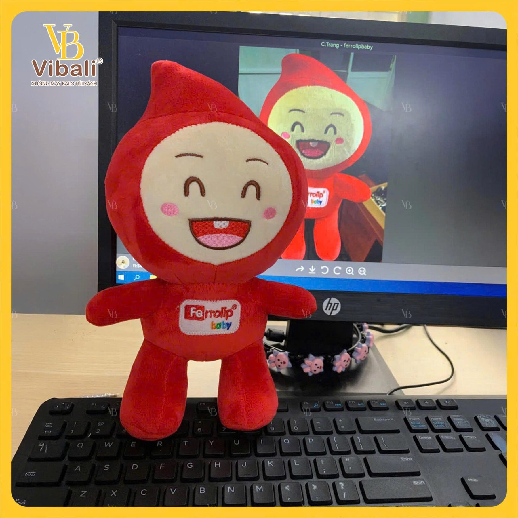 Gấu Bông In thêu logo theo yêu cầu