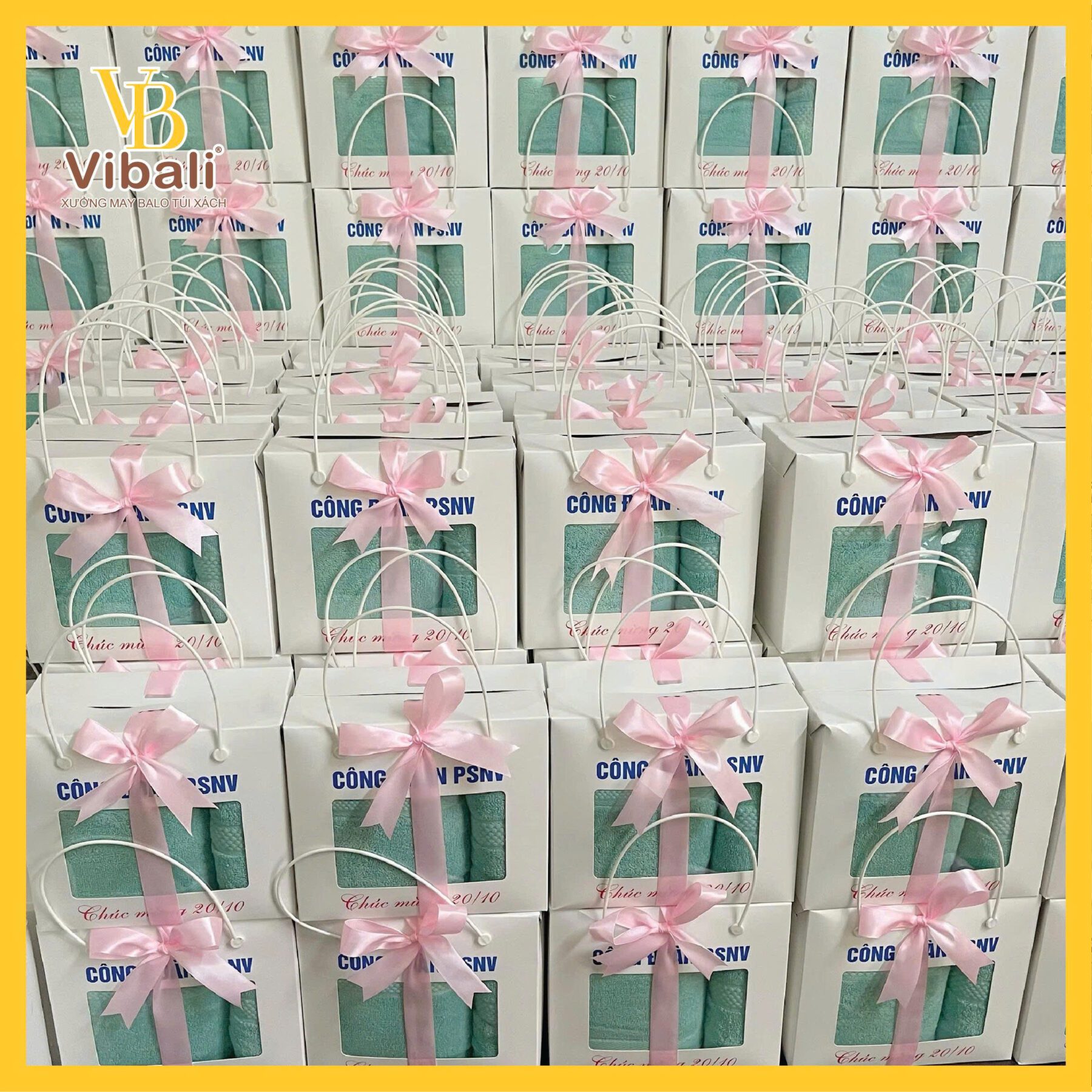 90+Quà Tặng 20-10 cho nhân viên ý nghĩa xưởng may balo túi xách giá tốt set khăn quà tặng 20-10 xưởng may vibali