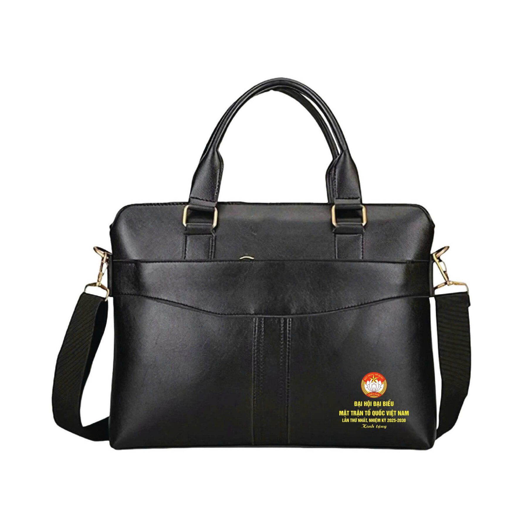 Cặp da quà tặng mặt trận tổ quốc - Xưởng sản xuất Cặp da in logo Mẫu cặp da mặt trận tổ quốc