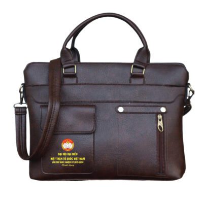 Cặp da quà tặng mặt trận tổ quốc - Xưởng sản xuất Cặp da in logo Mẫu cặp da mặt trận tổ quốc