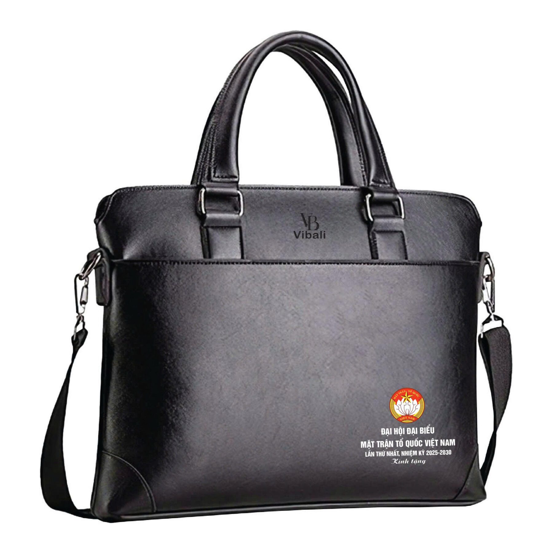 Cặp da quà tặng mặt trận tổ quốc - Xưởng sản xuất Cặp da in logo Mẫu cặp da mặt trận tổ quốc