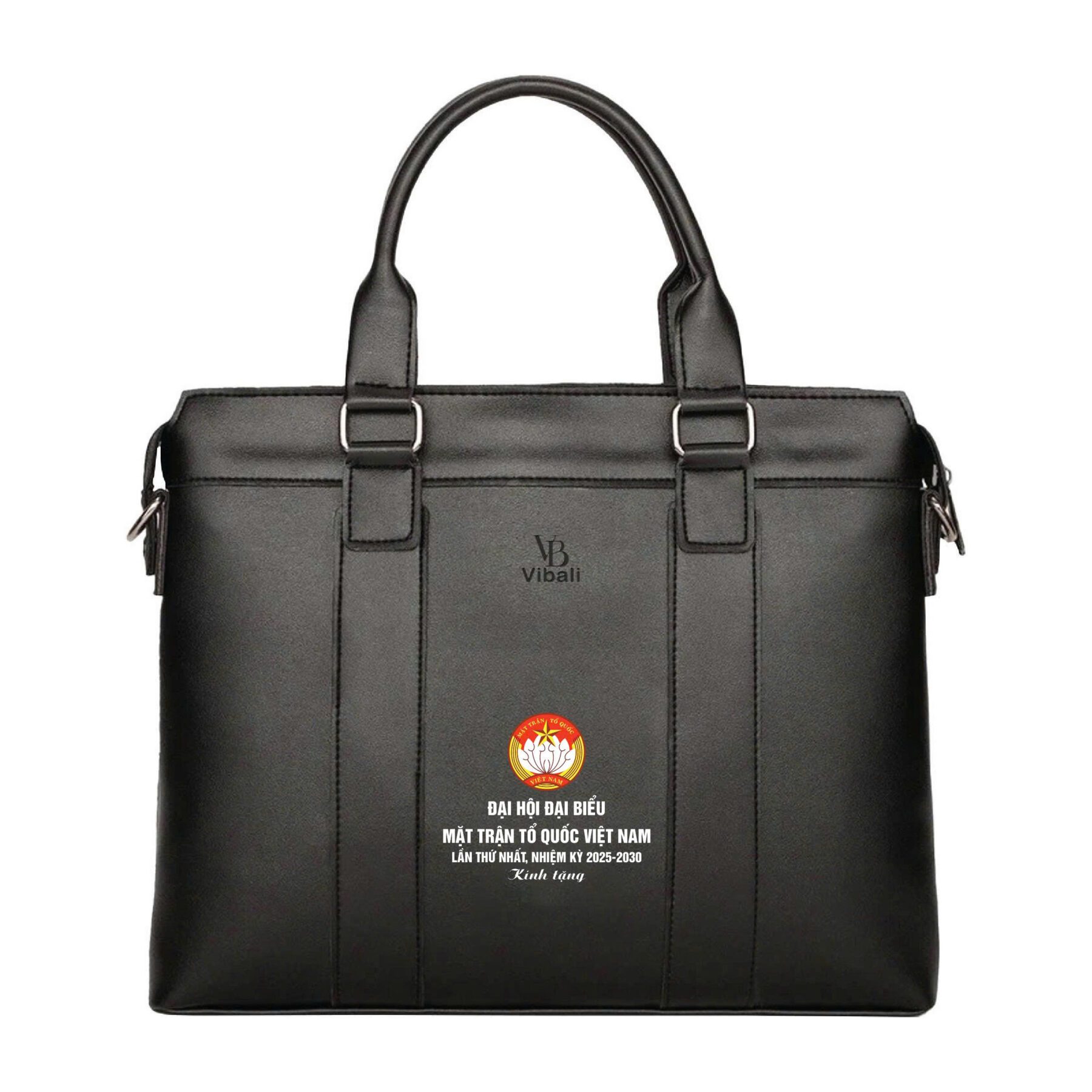 Cặp da quà tặng mặt trận tổ quốc - Xưởng sản xuất Cặp da in logo Mẫu cặp da mặt trận tổ quốc