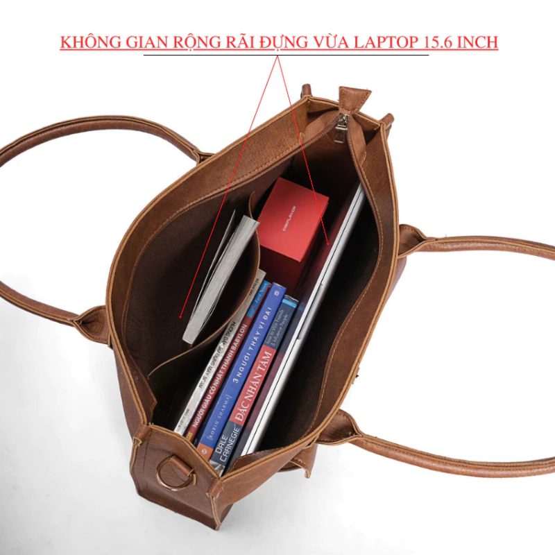 Túi xách da nữ VBTX013 Túi xách da cho nữ đựng laptop VBTX013
