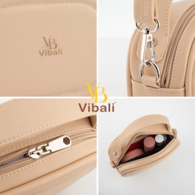 Túi xách da nữ dáng tròn size 20 VBTX005