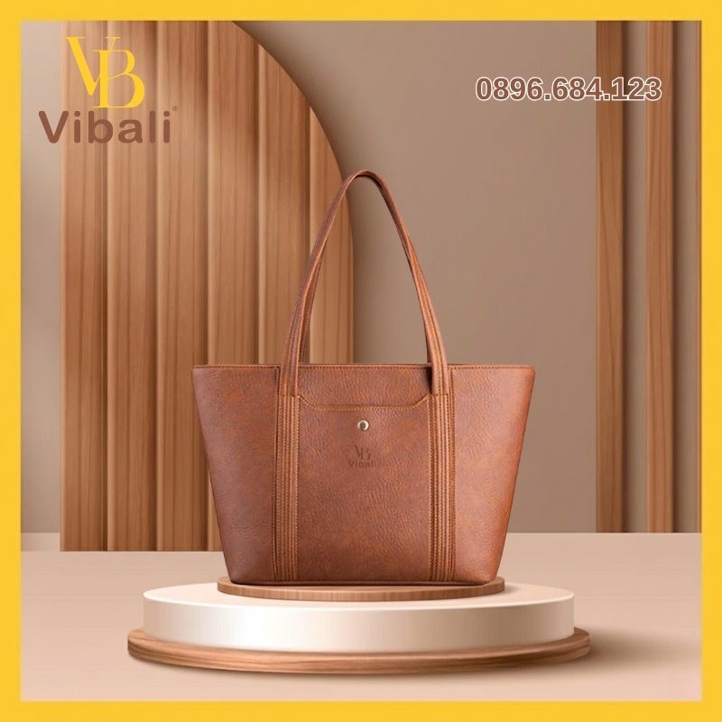 Túi xách da nữ màu bò VBTX003
