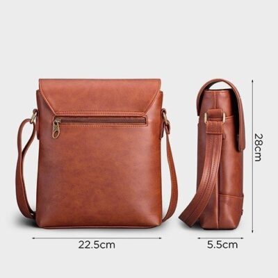 thông số túi da đeo chéo cho nam VBTCD003