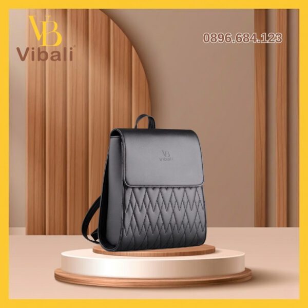 Balo da nữ VBBD09 Balo da nu mau den VBBD09