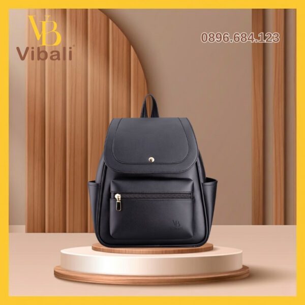 Balo da nữ VBBD10 Balo da nu mau den VBBD10