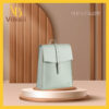 Balo da nữ VBBD08 Balo da nu mau xanh ngoc VBBD08