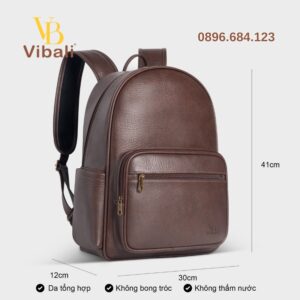 Balo da thời trang unisex VBBD13 Balo da thời trang công sở UNISEX VBBD13
