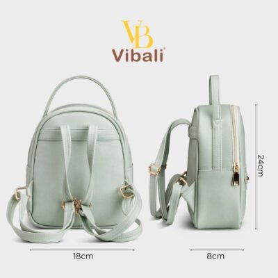 Balo da nữ VBBD01 Balo da thời trang nữ VBBD01