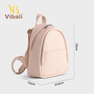 Balo da nữ VBBD05 Balo da thời trang nữ cỡ trung VBBD05