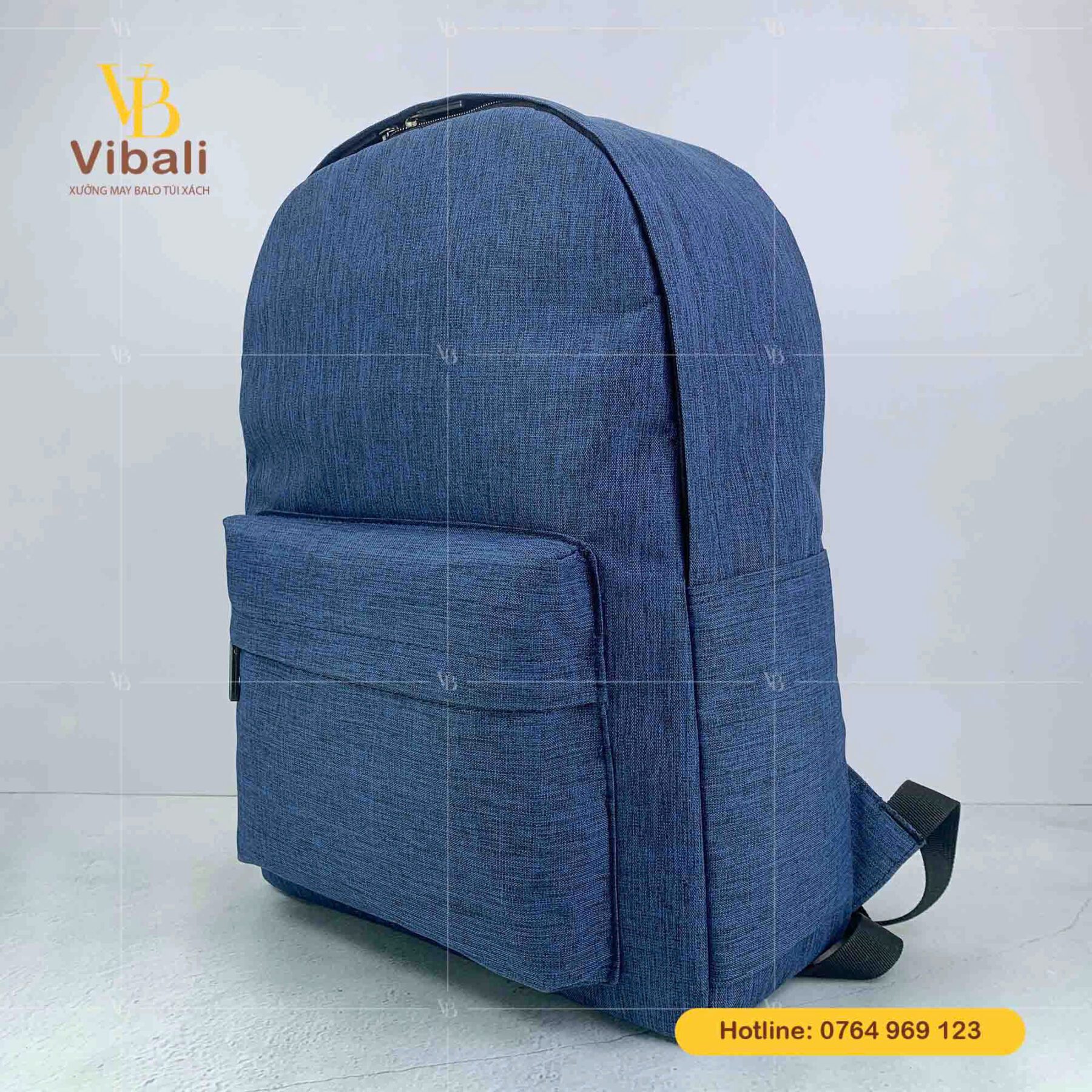Balo laptop quà tặng vải bố VBB062