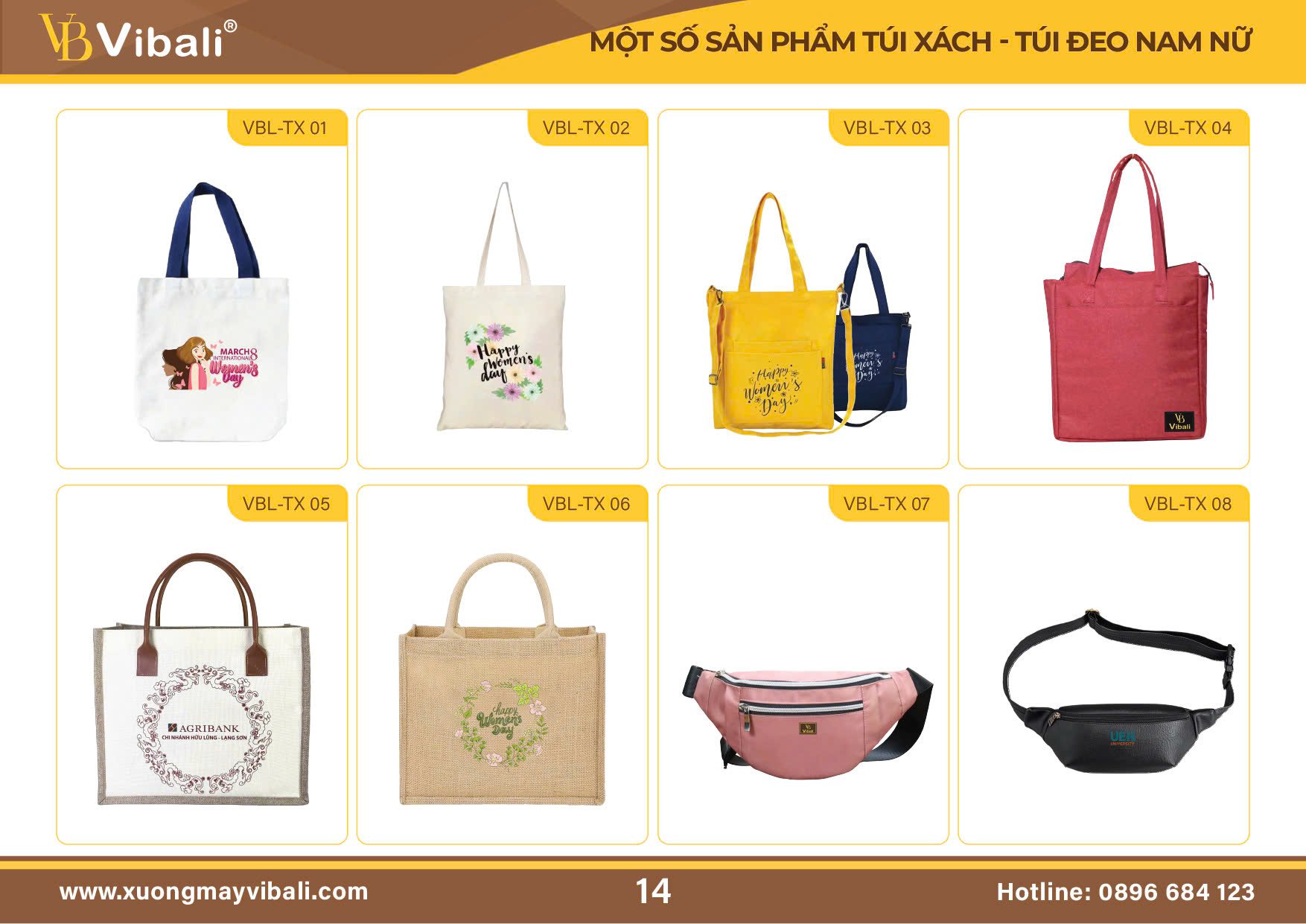 Vibali xưởng gia công túi đeo chéo cao cấp tại Hồ Chí Minh