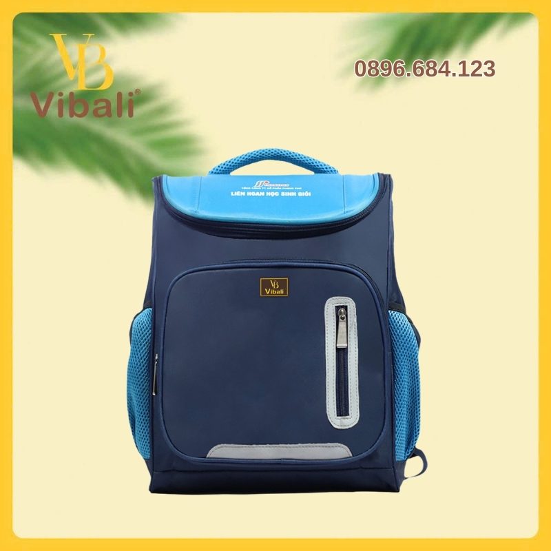 Vibali - Xưởng may cặp học sinh tiểu học theo yêu cầu giá tốt HCM Balo chống gù tiểu học VBB013 giá tốt