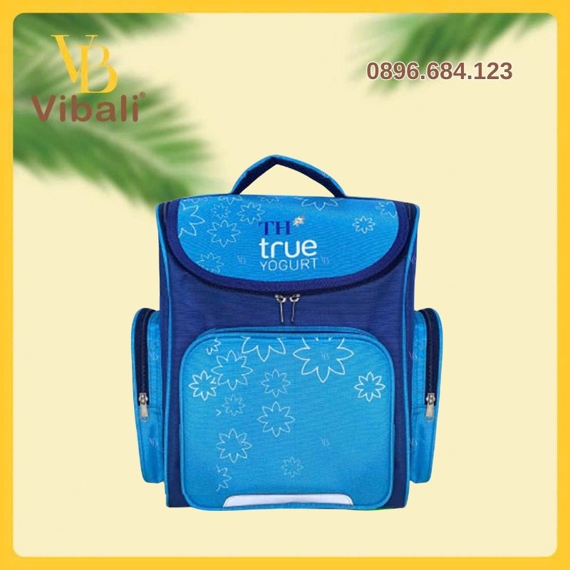 Vibali - Xưởng may cặp học sinh tiểu học theo yêu cầu giá tốt HCM Balo tiểu học TH True Milk VBB008