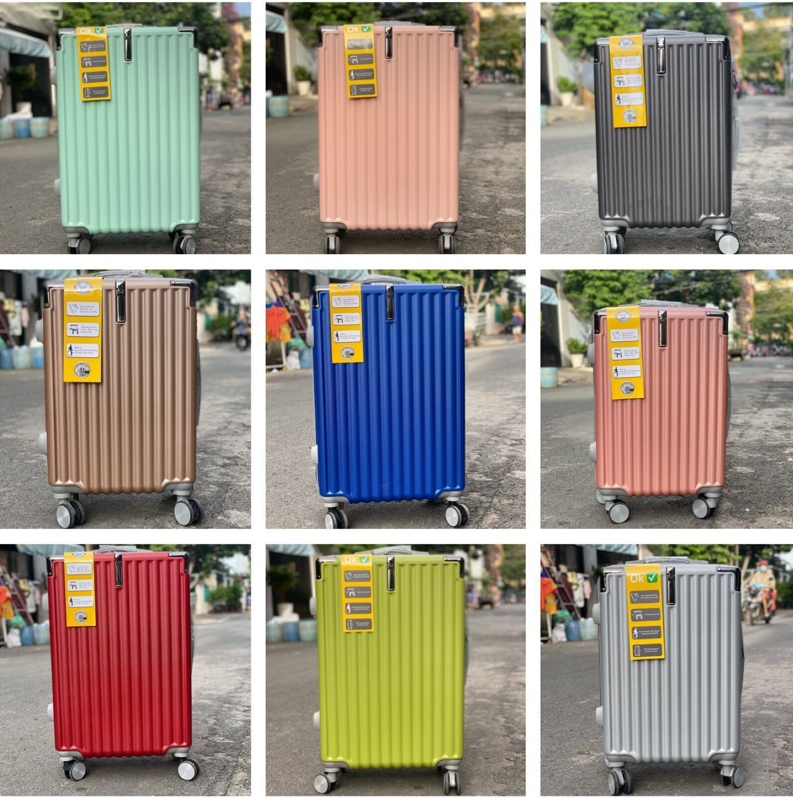 Vali kéo du lịch nhựa ABS VBV001