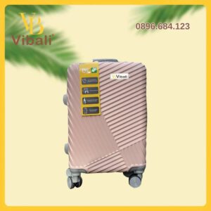 Vali nhựa ABS hồng VBV014
