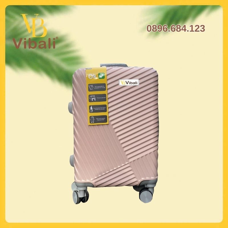 Vali nhua ABS hong VBV014