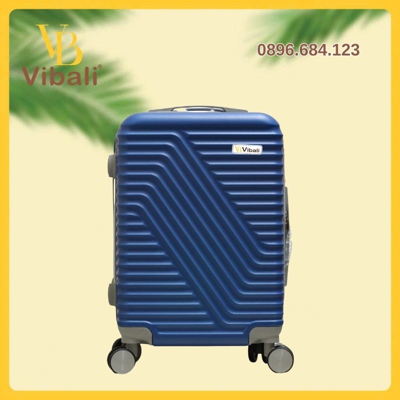 Vali nhựa ABS màu xanh VBV004