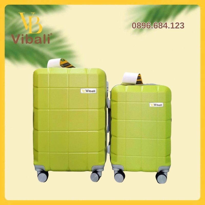 Vali nhua ABS xanh bo VBV015