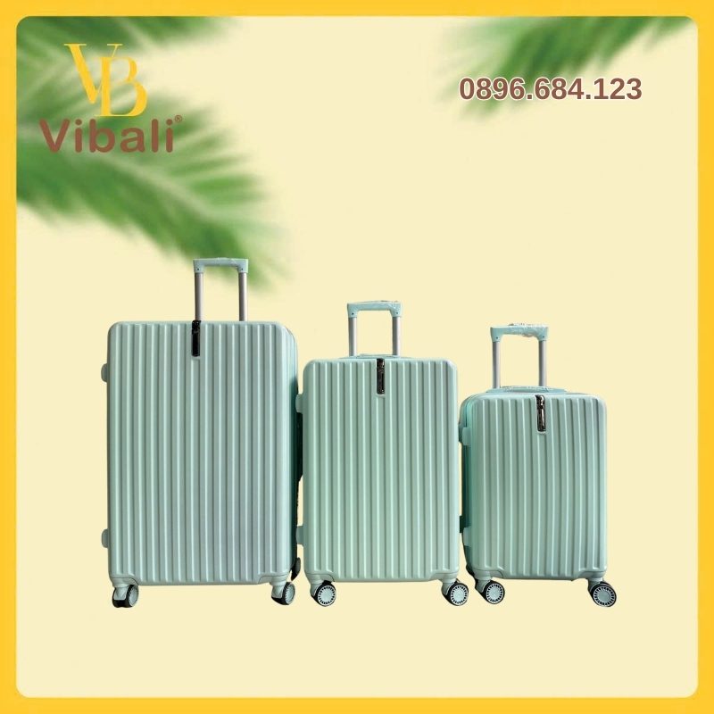 Vali nhua PC xanh mint VBV049