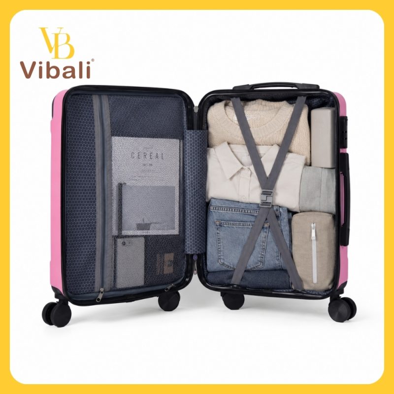 Vali nhựa ABS VBV046 dung do trong Vali hong VBV046