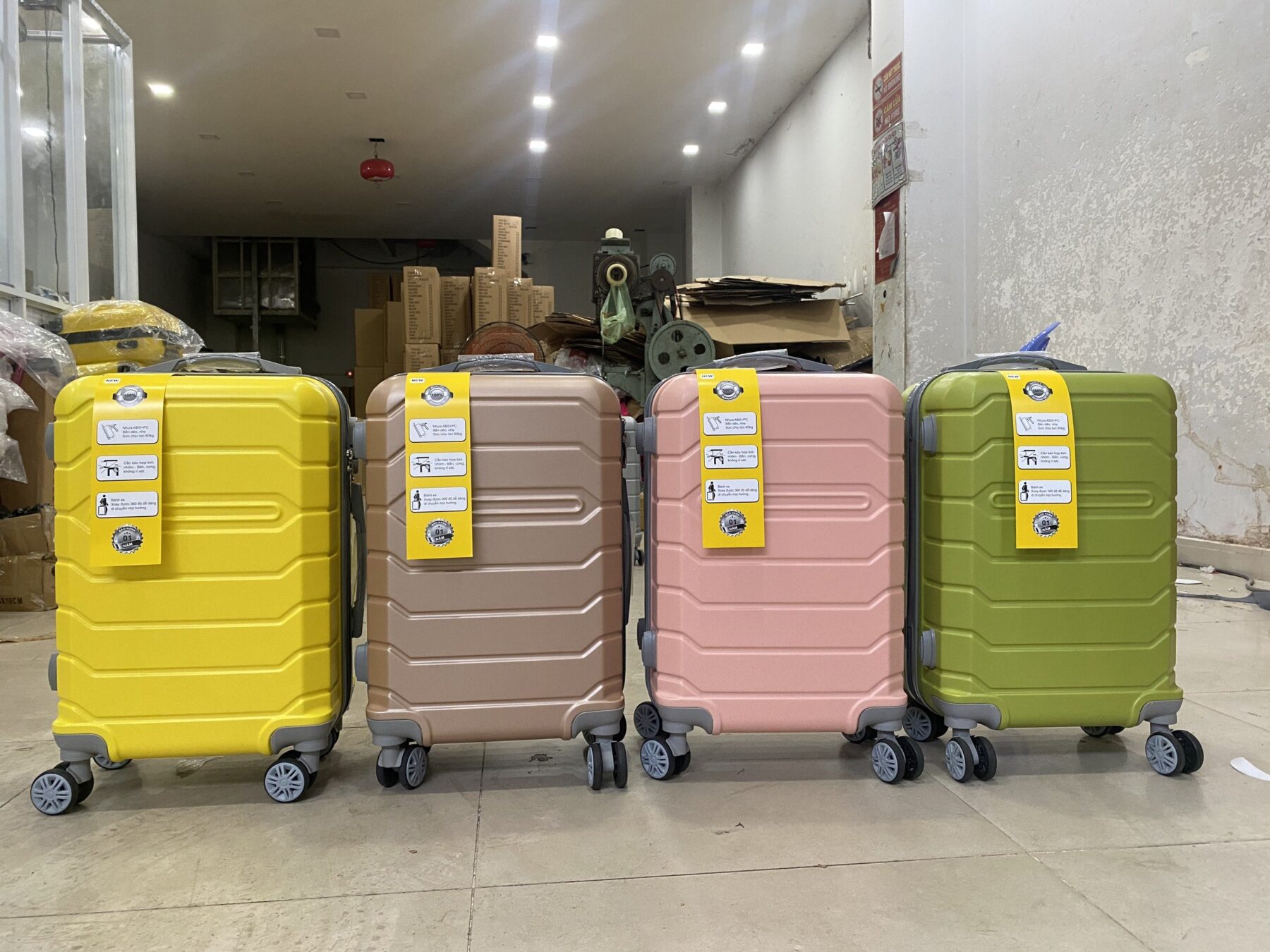 vali kéo du lịch nhựa ABS VBV007