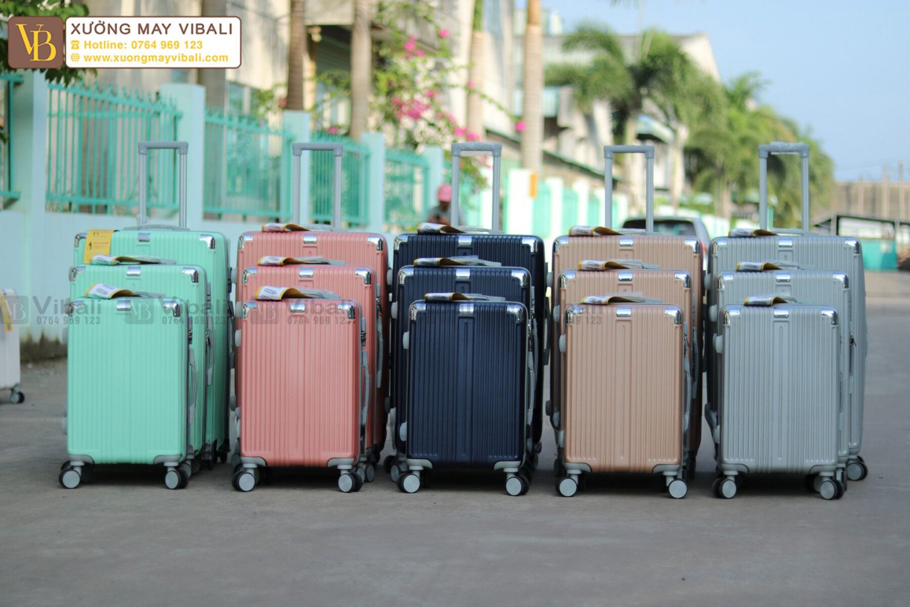 Vali nhựa ABS VBV018 Vali kéo du lịch nhựa ABS VBV018