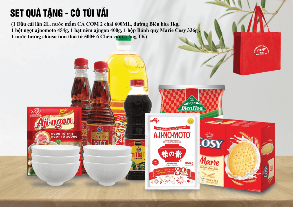 Gợi ý 25+ set quà tết cho nhân viên, người lao động mà doanh nghiệp nên chọn SET QUA TANG TET 02