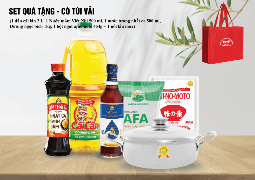 Gợi ý 25+ set quà tết cho nhân viên, người lao động mà doanh nghiệp nên chọn SET QUA TANG TET 06