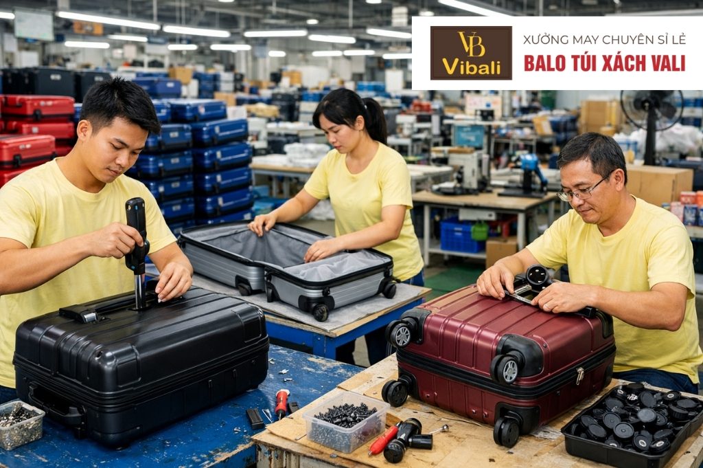 xưởng sản xuất Vali theo yêu cầu tại Hồ Chí Minh
