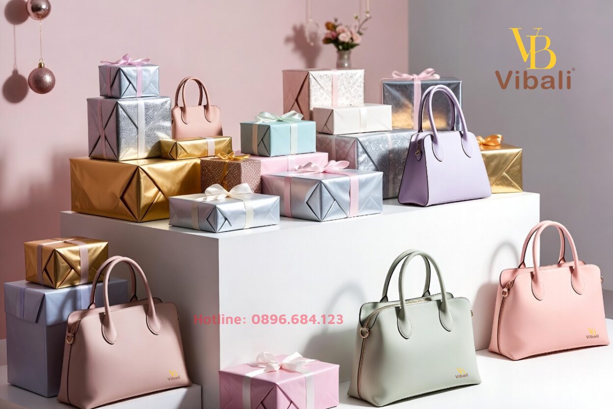 Gợi ý mẫu túi xách da in logo quà tặng công ty 8/3 ý nghĩa, thiết thực túi xách da in logo quà tặng công ty 8/3 thể hiện sự tinh tế và chuyên nghiệp với nhân viên nữ