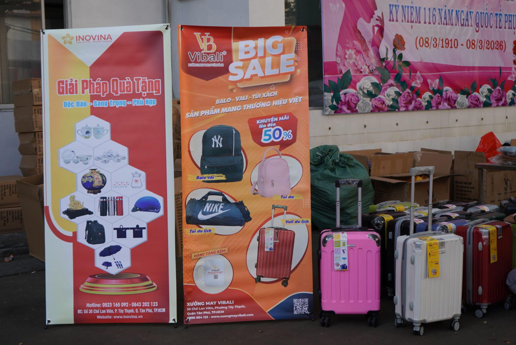 Vibali tham gia bán hàng tại Công ty Freetrend A nhân ngày 8.3