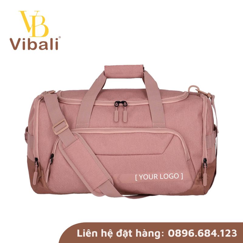 Túi trống du lịch in logo - Quà tặng nhân viên dịp Lễ Lao Động 2026 Túi trống du lịch in logo có dây đeo phong cách năng động