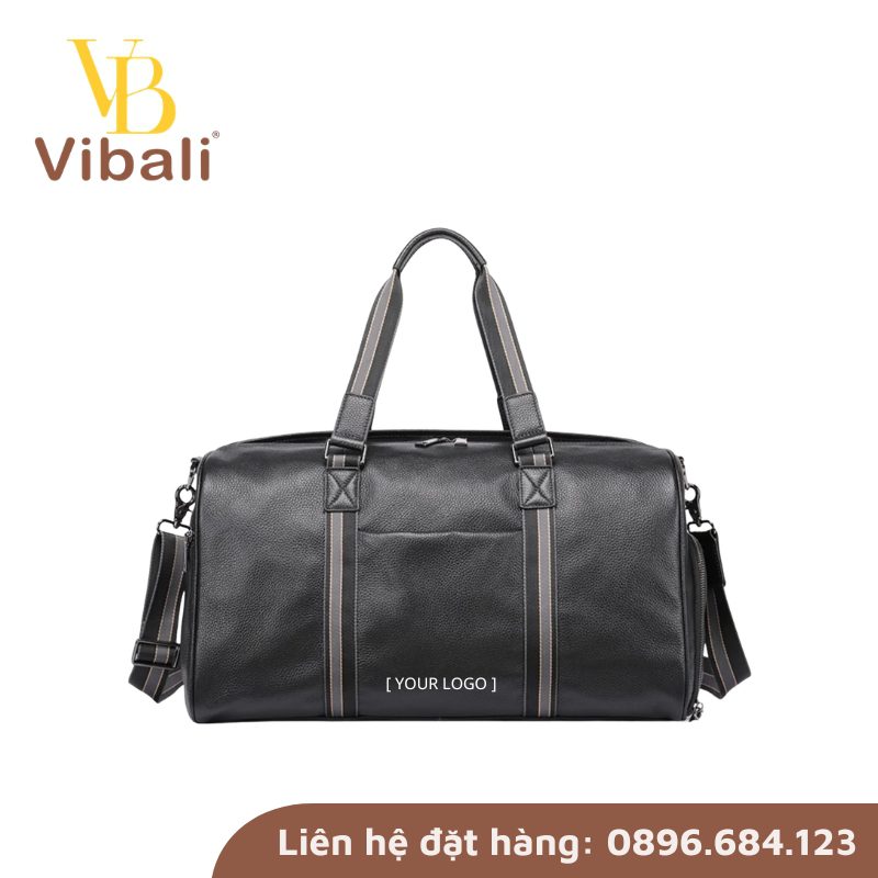 Túi trống du lịch in logo - Quà tặng nhân viên dịp Lễ Lao Động 2026 túi trống du lịch cao cấp vân hạt