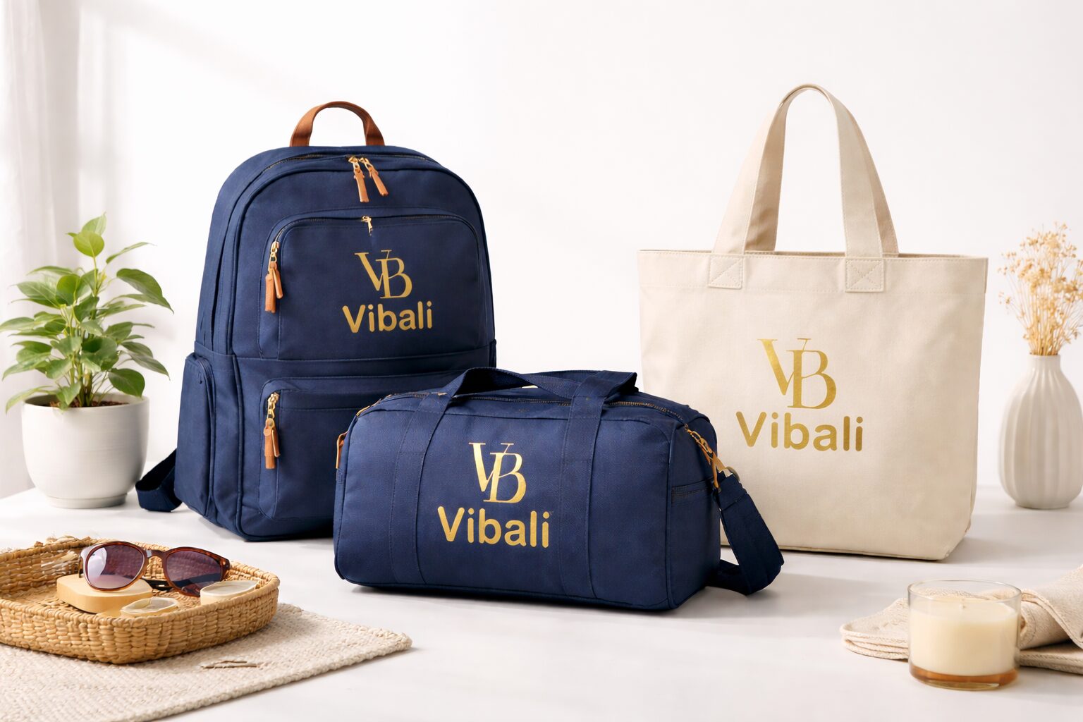 Combo quà tặng du lịch in thương hiệu làm quà tặng ngày 30/4 Combo balo tui xach tui tote