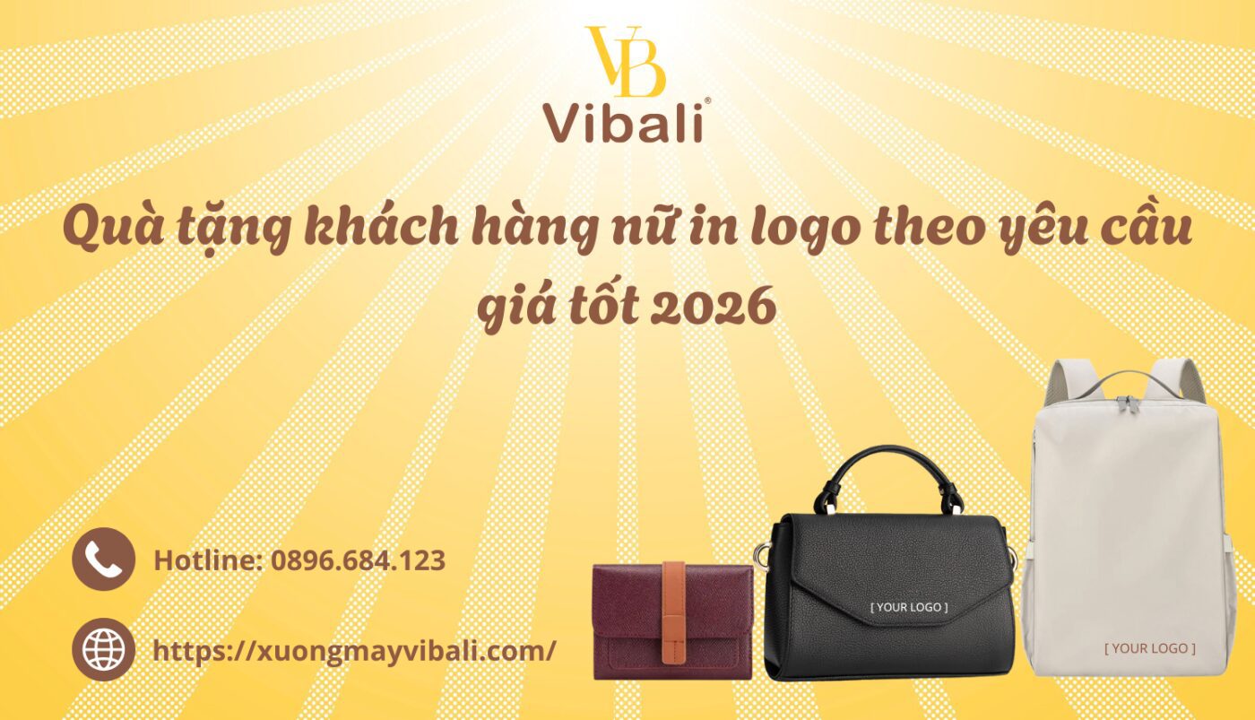 Qua tang khach hang nu in logo theo yeu cau gia tot 2026