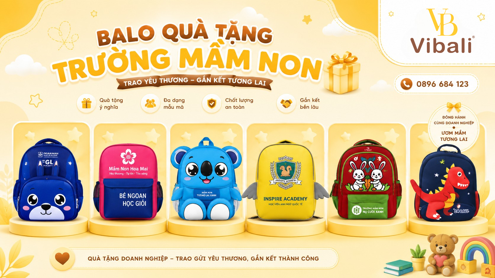 Xưởng may balo học sinh - balo mầm non giá tốt tại Hồ Chí Minh