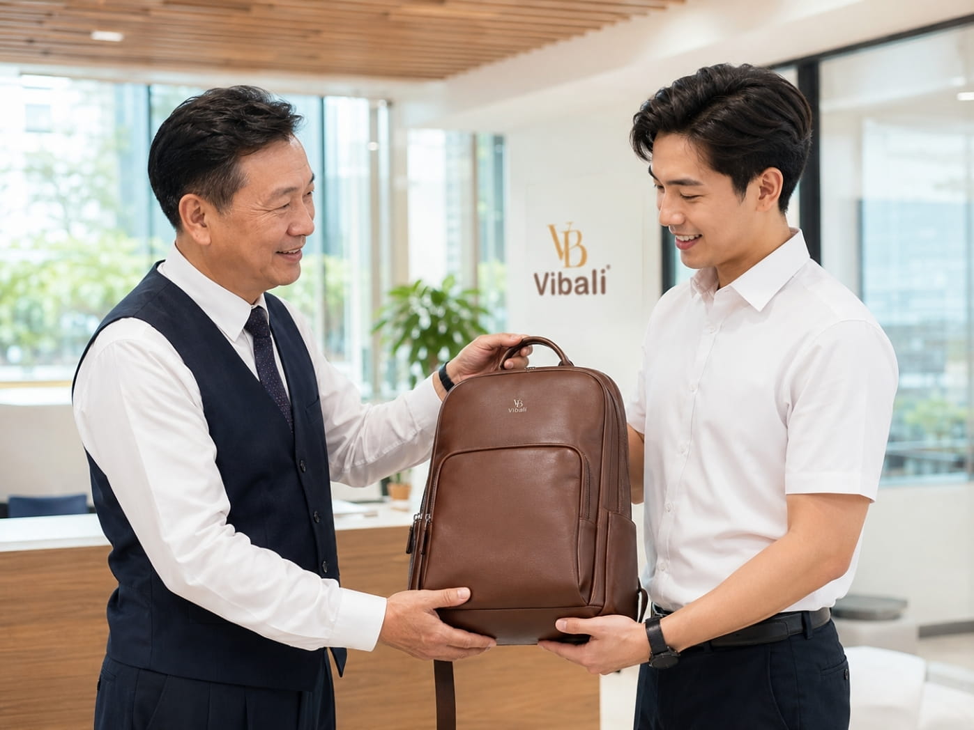 Địa chỉ xưởng may balo da chất lượng và uy tín tại HCM xưởng may balo da làm quà tặng cao cấp cho doanh nghiệp