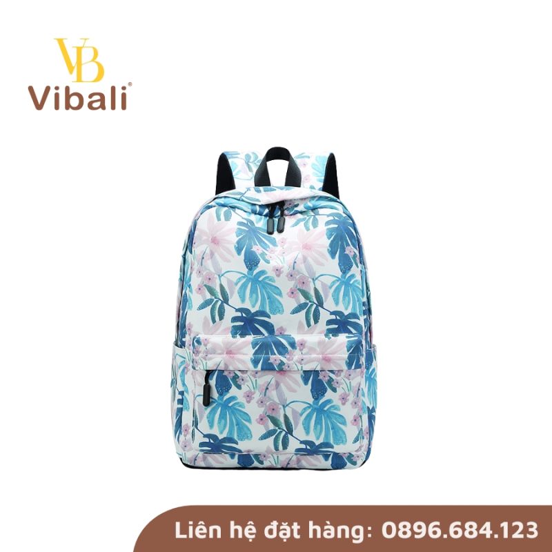 6 thiết kế Balo đồng phục trại hè được nhiều trường lựa chọn balo in hoa tiet tran vien thoi trang