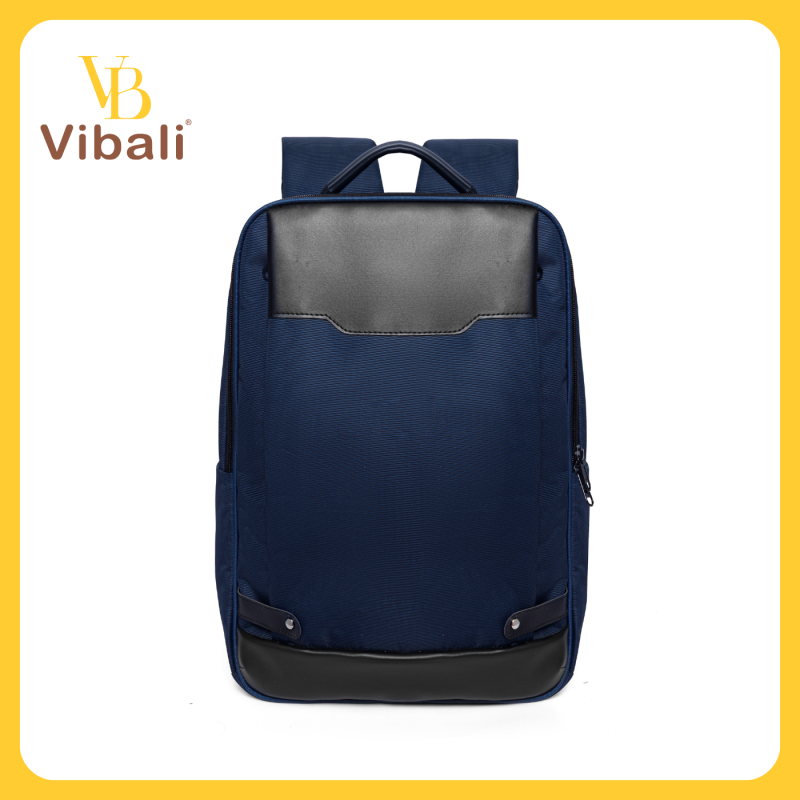 Balo in logo quà tặng tết đoàn viên thiết thực và ý nghĩa Balo laptop VBB091 phối da