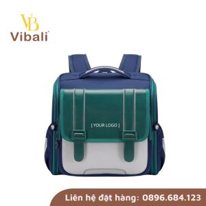 Vibali - Xưởng may cặp học sinh tiểu học theo yêu cầu giá tốt HCM cơ sở may Cặp chống gù có họa tiết theo yêu cầu cho nhà trường